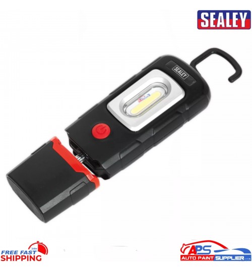 Sealey LED3601 Rechargeable 360° Inspection Lamp 3W COB + 1W LED Torch